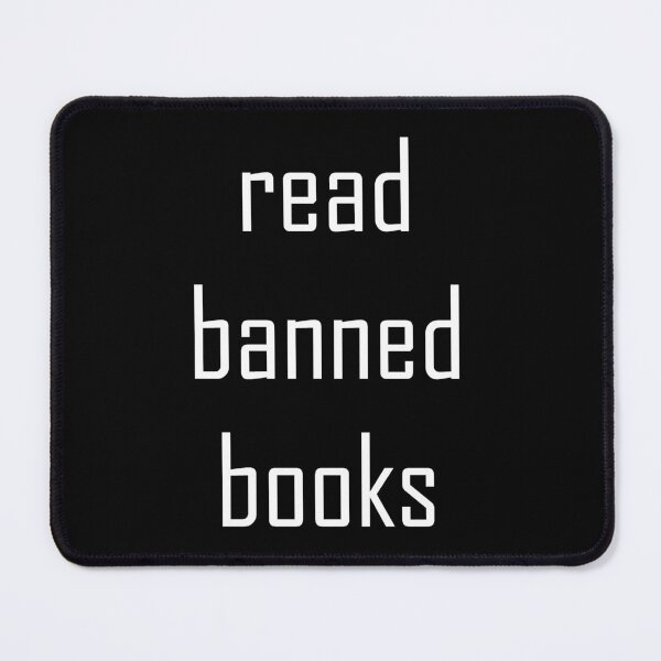 Artikelvorschau, read banned books (white) entworfen und verkauft von EmeraldeaArt.
