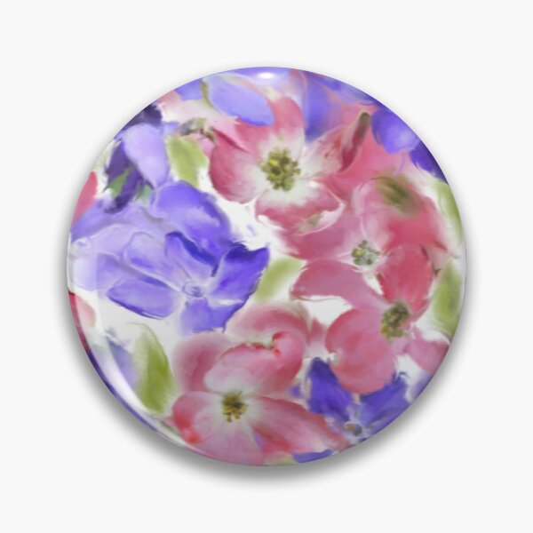 Item preview, Myrtle Vinca Minor Dogwood Watercolor Pattern  Design  designed and sold by Tina Veenstra.