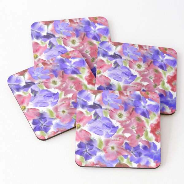 Item preview, Myrtle Vinca Minor Dogwood Watercolor Pattern  Design  designed and sold by Tina Veenstra.