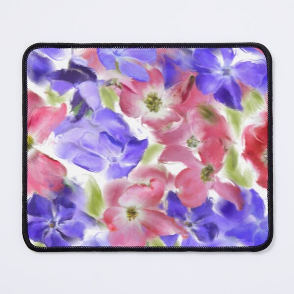 Item preview, Myrtle Vinca Minor Dogwood Watercolor Pattern Design designed and sold by Tina Veenstra.