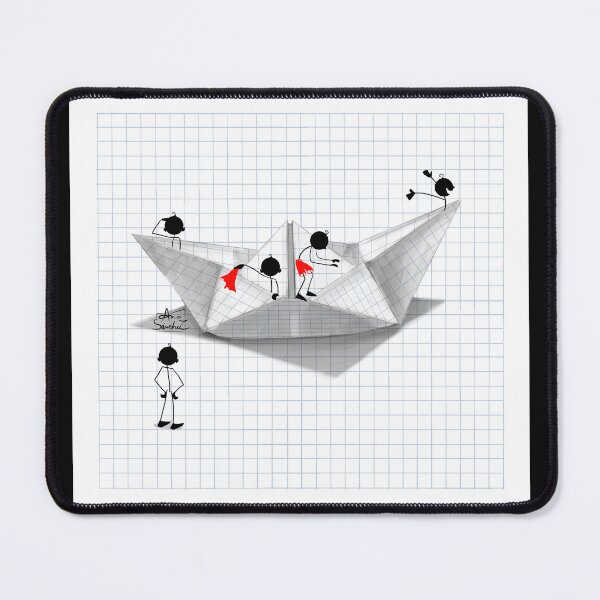 Item preview, Miniyos interacting with a sheet of paper designed and sold by AnaSanchez.