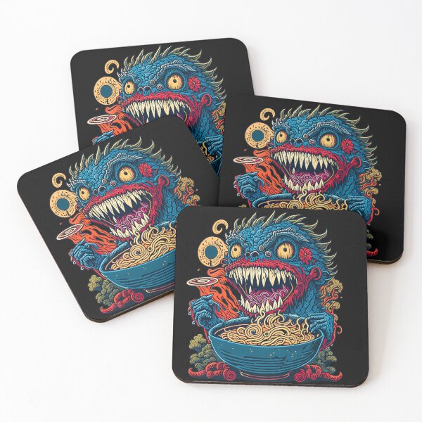 Item preview, Monster's Ramen Bowl - monster  designed and sold by RebeccaRe.