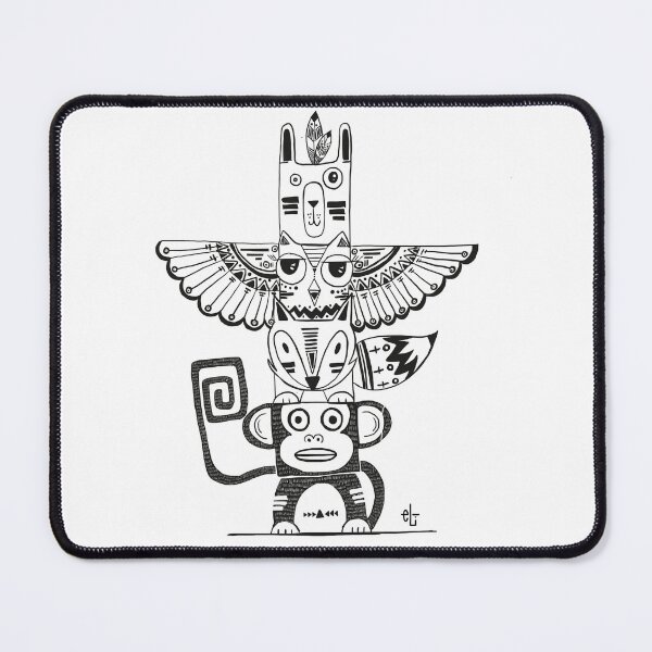 Item preview, wild totem in white designed and sold by eli gallego.