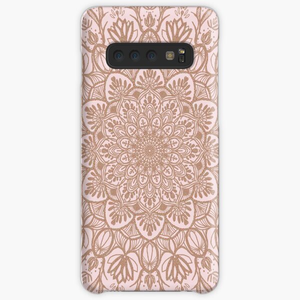 Rose Gold Beige Mandala Samsung Galaxy Snap Case