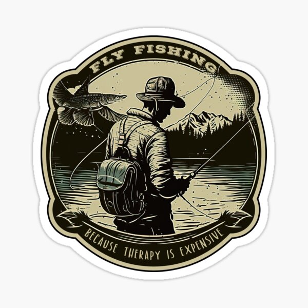 Fly Fishing Stickers for Sale, Free US Shipping