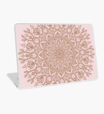 Rose Gold Beige Mandala Laptop Skin