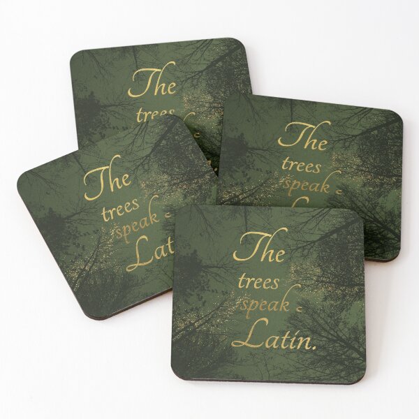 Item preview, The trees speak Latin. designed and sold by addict2reading.