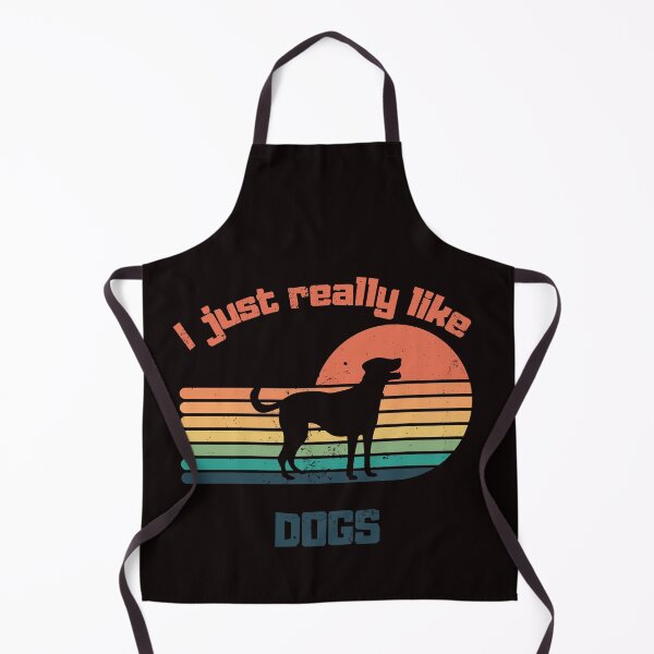 Item preview, I Just Really Like Dogs - Vintage - Retro - Sunset - Dog designed and sold by Ball-and-Match.