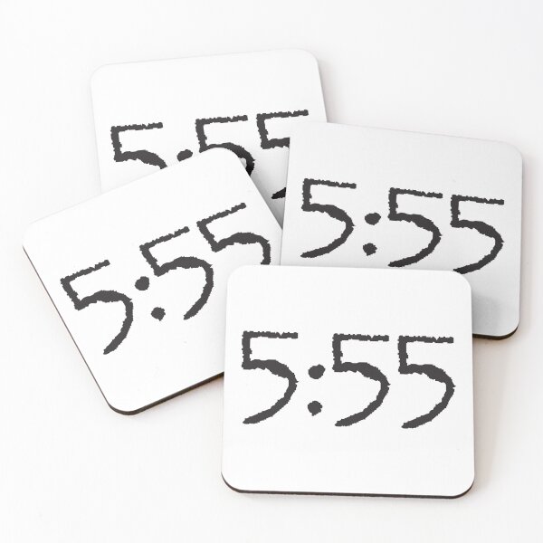 Item preview, 5:55 Angel Number 555 designed and sold by type-and-create.