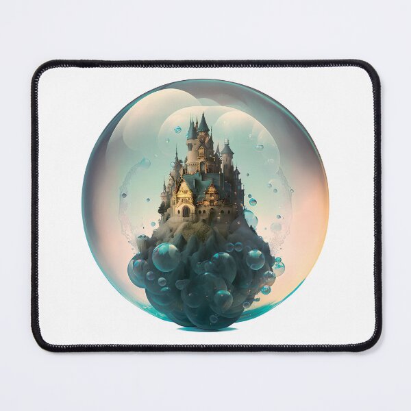 Item preview, Intricate Castle in a Bubble: Greenish Liquid Magic designed and sold by Broskan.