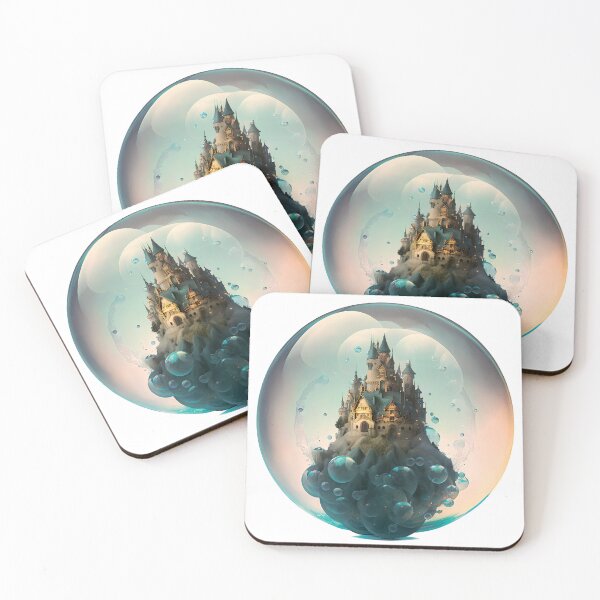 Item preview, Intricate Castle in a Bubble: Greenish Liquid Magic designed and sold by Broskan.