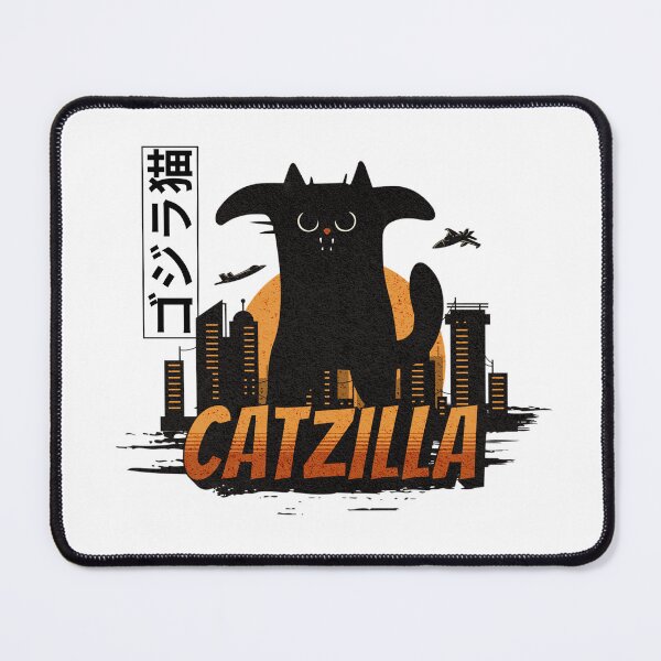 Item preview, Funny Vintage Cat | Catzilla King of Monster designed and sold by PlayfulPrint.