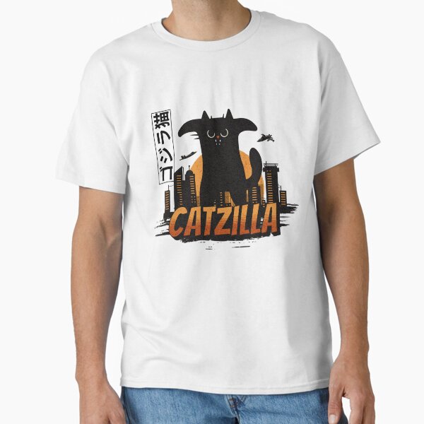 Item preview, Funny Vintage Cat | Catzilla King of Monster designed and sold by PlayfulPrint.