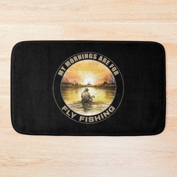 Item preview, My Mornings Are For Fly Fishing - A Fly Fishing Design designed and sold by Mindful-Designs.