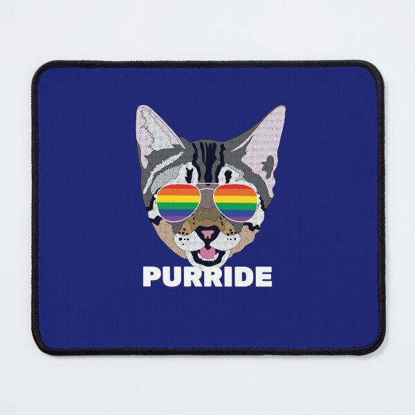 Item preview, PURRIDE - Funny Cat Kitten LGBT Quote Rainbow Gay designed and sold by Lightfield.