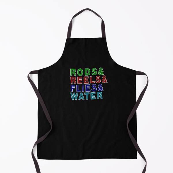 Item preview, Rods & Reels & Flies & Water - A Fly Fishing Design designed and sold by Mindful-Designs.