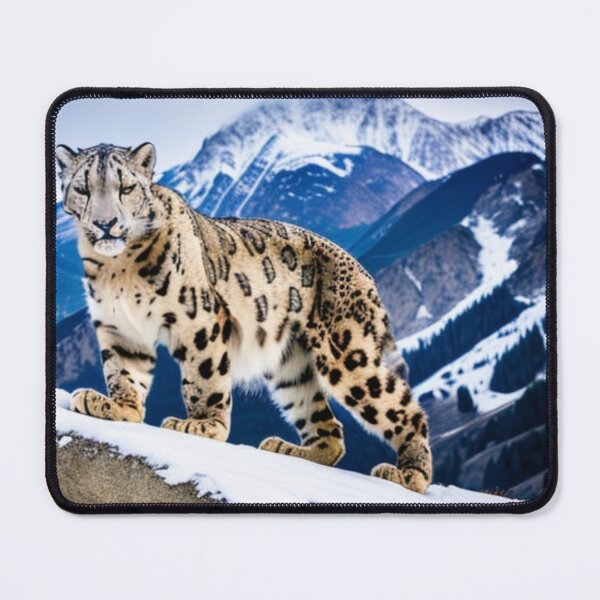 Item preview, The Stealthy Snow Leopard A Hunter in the Snow designed and sold by Michael Voyler.