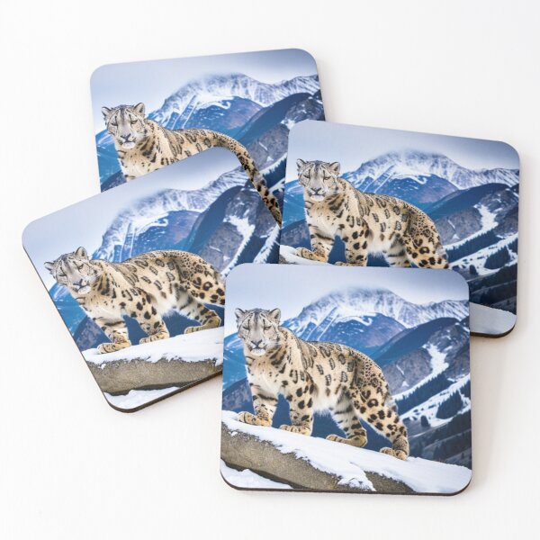 Item preview, The Stealthy Snow Leopard A Hunter in the Snow designed and sold by Michael Voyler.