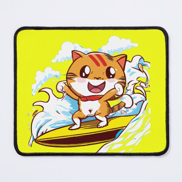 Item preview, surfing cat designed and sold by MGphotoart.