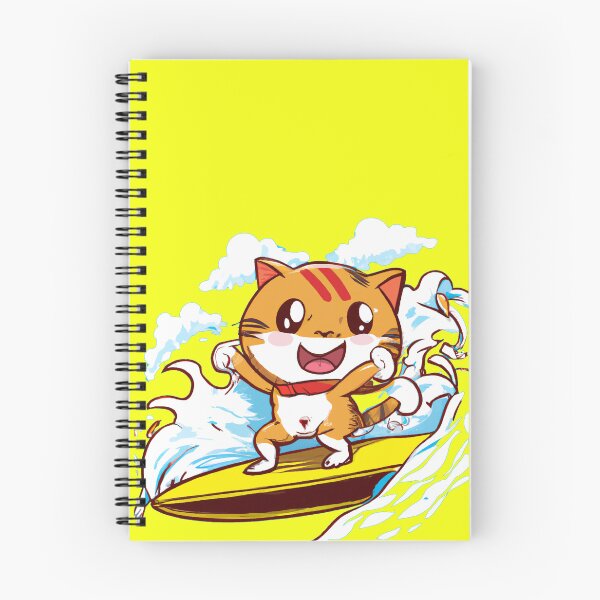 Item preview, surfing cat designed and sold by MGphotoart.