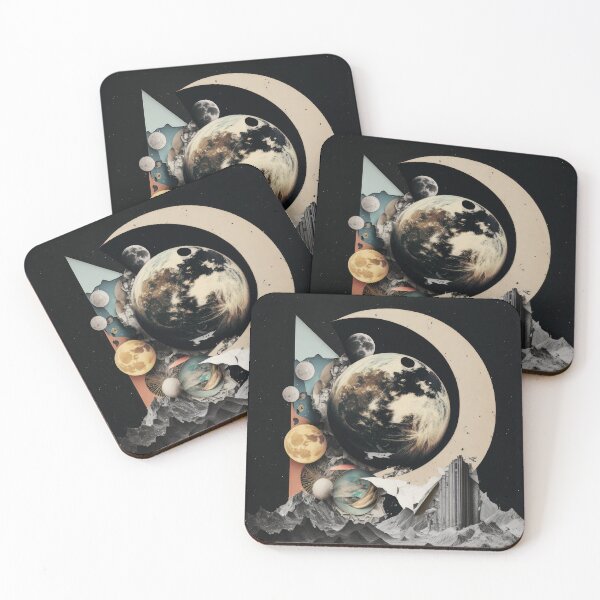 Item preview, Lunar Dreamscape Collage designed and sold by ZedOhEe.