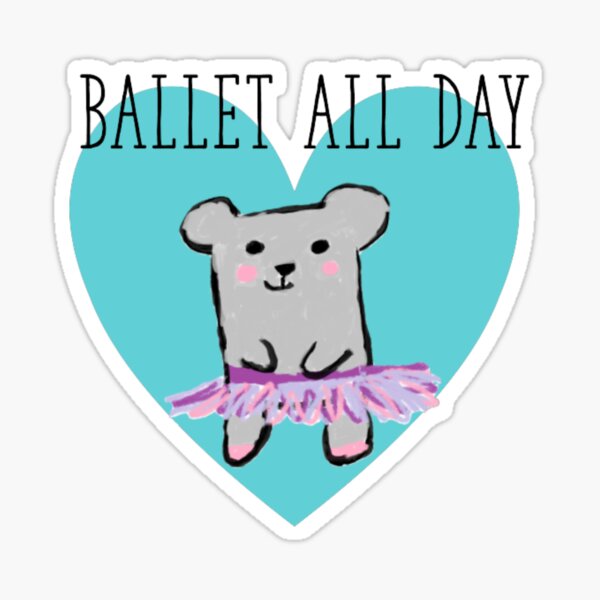 More Ballet Bear. Sticker