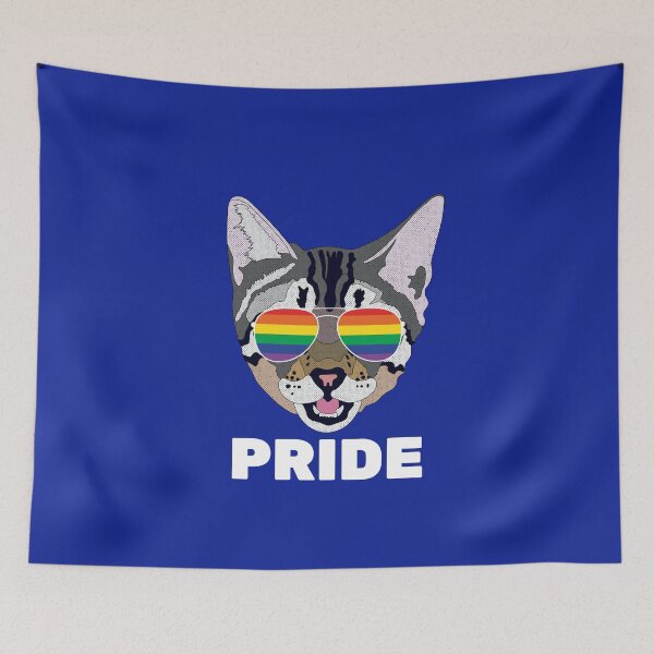 Item preview, PRIDE - Funny Cat Kitten LGBT Quote Rainbow Gay designed and sold by Lightfield.