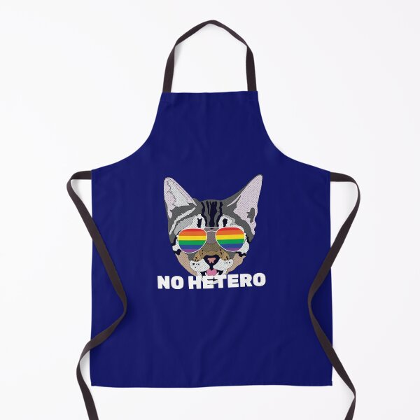 Item preview, NO HETERO - Funny Cat Kitten LGBT Quote Rainbow Gay designed and sold by Lightfield.