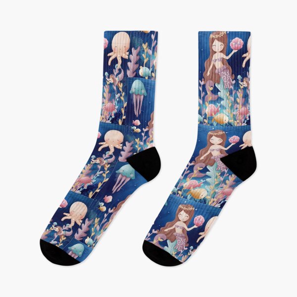 Item preview, Cute underwater scene with mermaids designed and sold by Jenson Major.