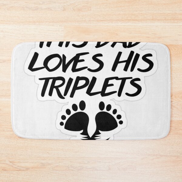 Item preview, This dad loves his triplets designed and sold by hiddenleaf09.