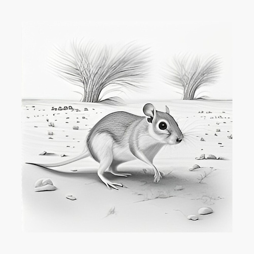 Kangaroo Rat! | Fine Art Print | Lordkur23's Artist Shop