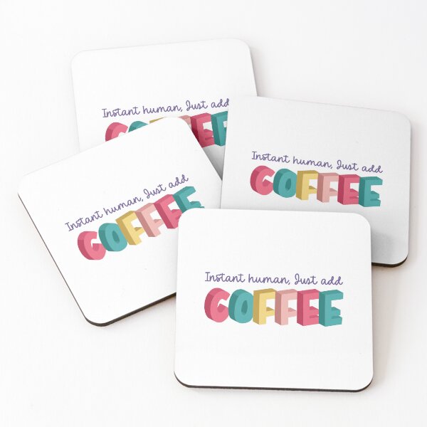 Item preview, Instant human just add coffee designed and sold by TheSimpleSloth.