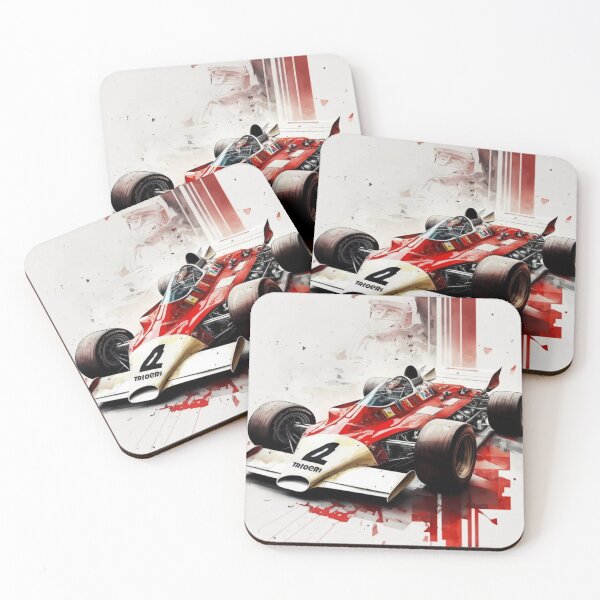 Item preview, Alain Prost 1990 Ferrari 641/2 F1 Watercolour Painting Print    designed and sold by PicTechNowArt.