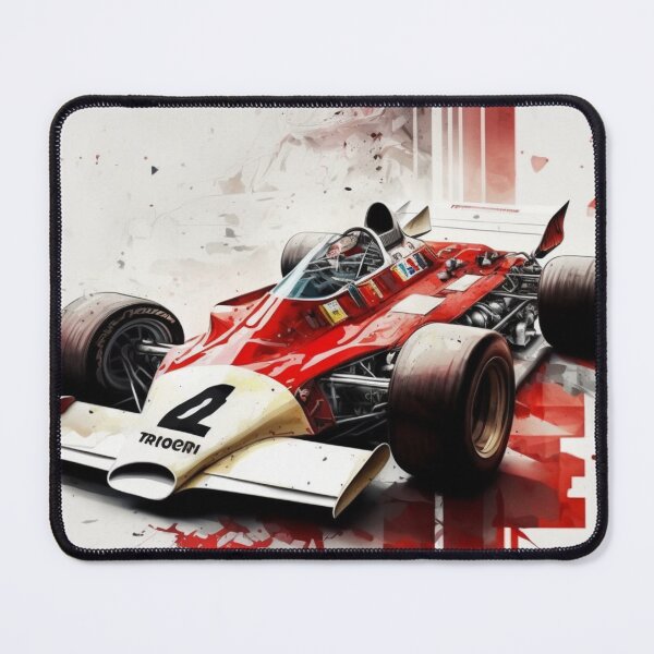 Item preview, Alain Prost 1990 Ferrari 641/2 F1 Watercolour Painting Print    designed and sold by PicTechNowArt.