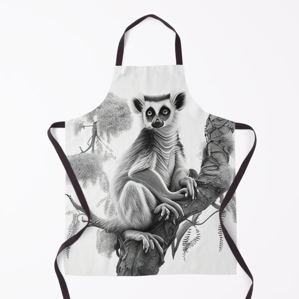 Item preview, Mesmerizing Lemur: Striking Pencil Drawing of a Unique Primate designed and sold by Pencil-Art.