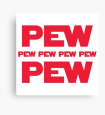 STAR WARS - Pew Pew Pew Pew Canvas Print