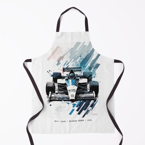 Item preview, Niki Lauda 1978 Brabham BT46B F1 Watercolour Painting Print designed and sold by PicTechNowArt.