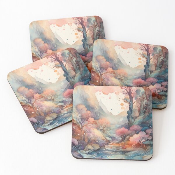 Item preview, 009 Dreamy Watercolor Nature designed and sold by nikoart001.