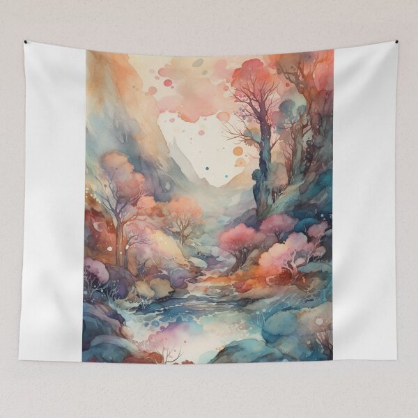 Item preview, 009 Dreamy Watercolor Nature designed and sold by nikoart001.