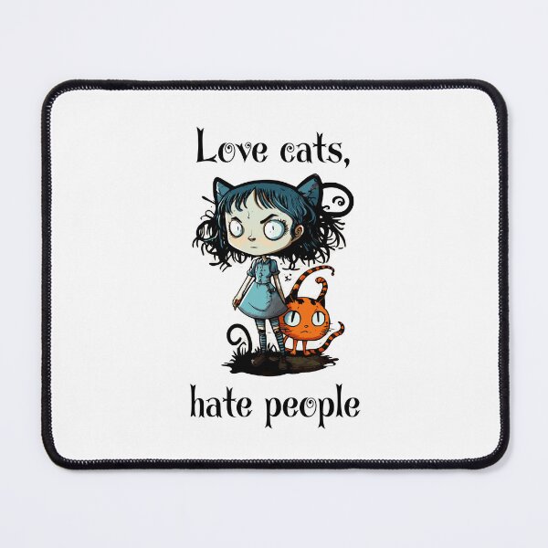 Item preview, Love cats, hate people designed and sold by pxdg.