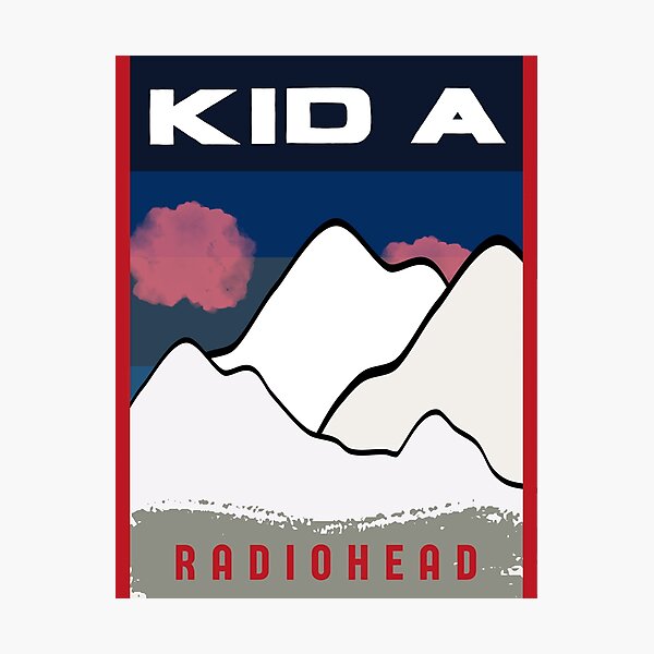 Radiohead Kid A Photographic Print