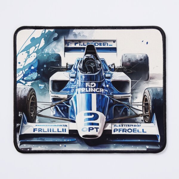 Item preview, Jody Scheckter 1976 Tyrrell P34 F1 Watercolour Painting Print designed and sold by PicTechNowArt.