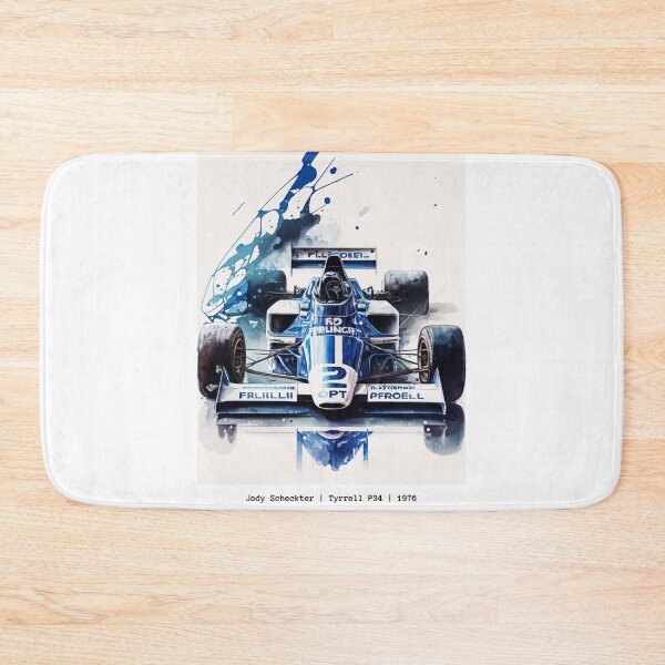 Item preview, Jody Scheckter 1976 Tyrrell P34 F1 Watercolour Painting Print    designed and sold by PicTechNowArt.