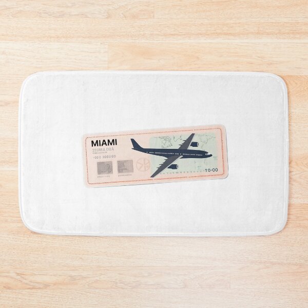 Item preview, Miami Plane Ticket designed and sold by ericgustafsson.