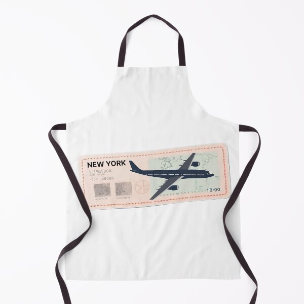 Item preview, New York Plane Ticket designed and sold by ericgustafsson.