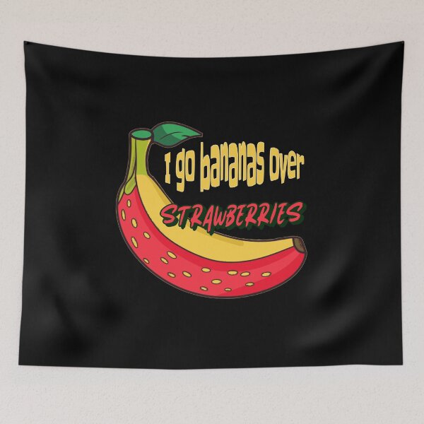 Item preview, I Go Bananas Over Strawberries designed and sold by GrumpyFella.