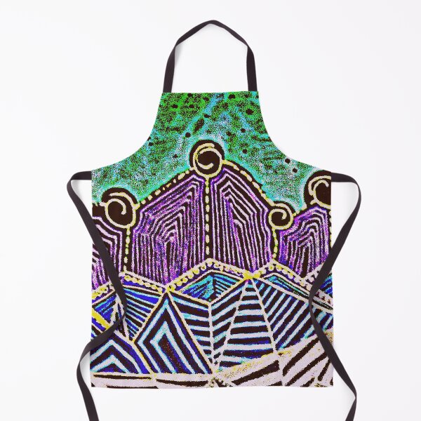 Item preview, Nighty Night, Green, Purple And Blue Abstract Art designed and sold by ubustudio.