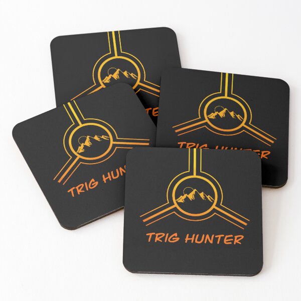 Item preview, Trig point hunter hunting sunset explorer graphic wording designed and sold by SoulTrekking.