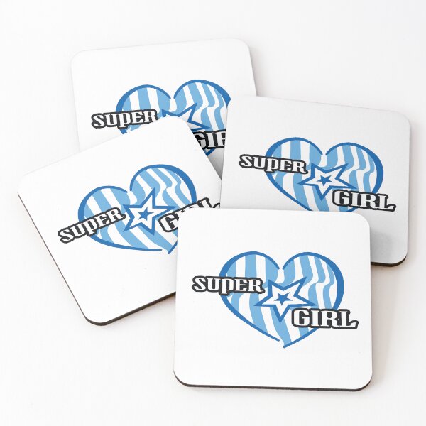 Item preview, Super girl blue heart with star designed and sold by drsaver.