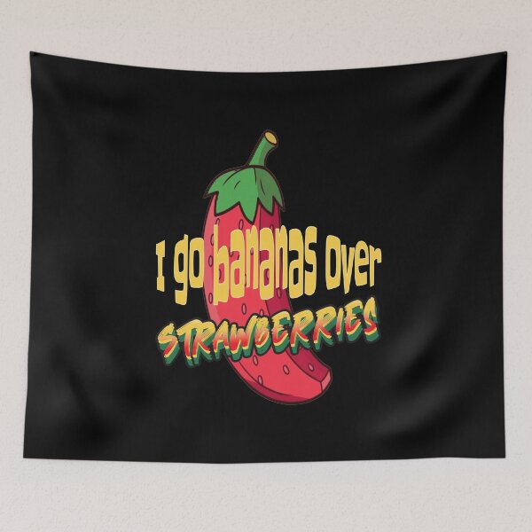 Item preview, I Go Bananas Over Strawberries designed and sold by GrumpyFella.